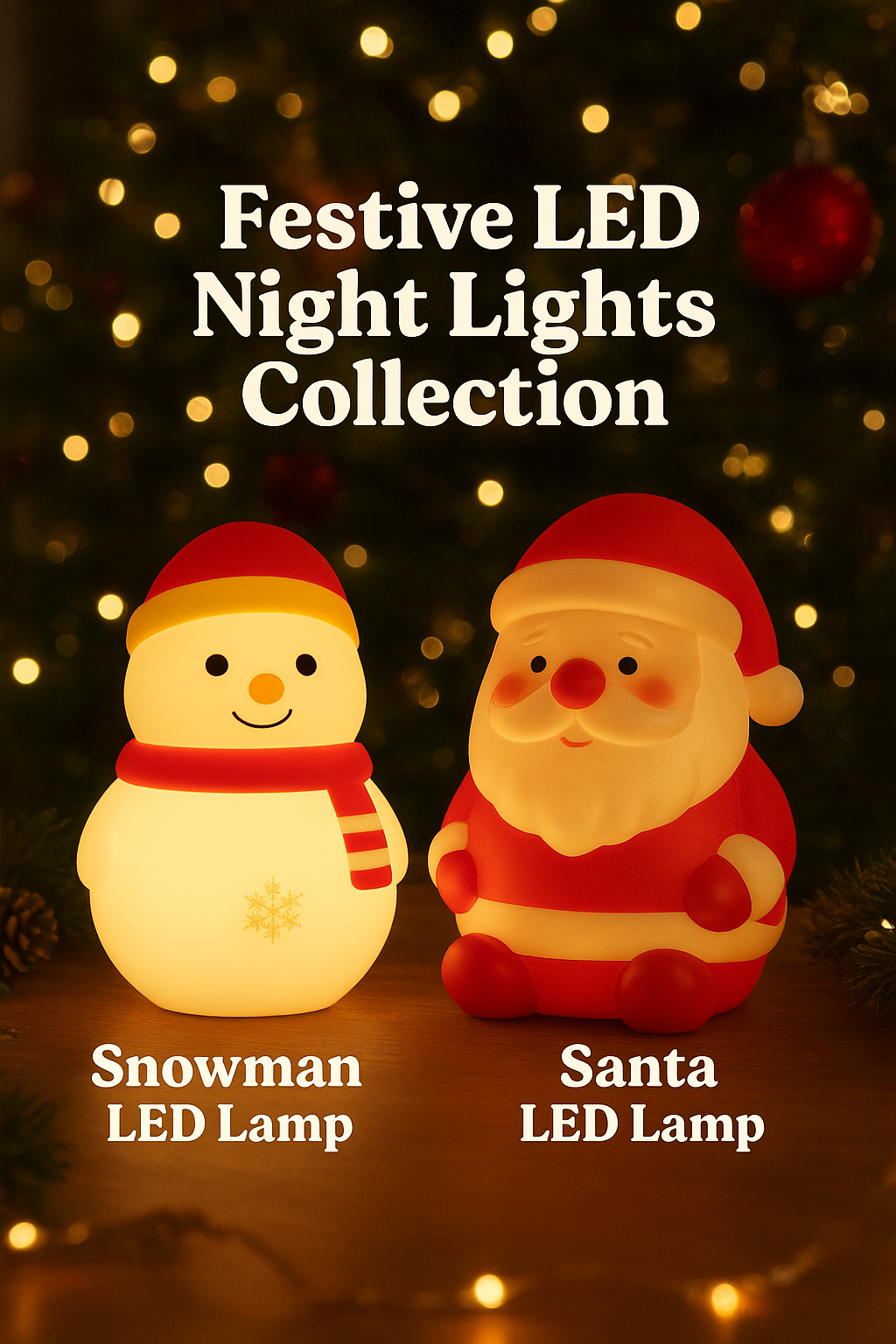 LED Cute Christmas Gift Night Light